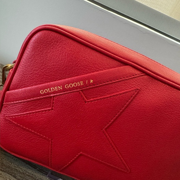 Golden Goose Women’s Star Bag in bright red leather - Picture 5 of 14
